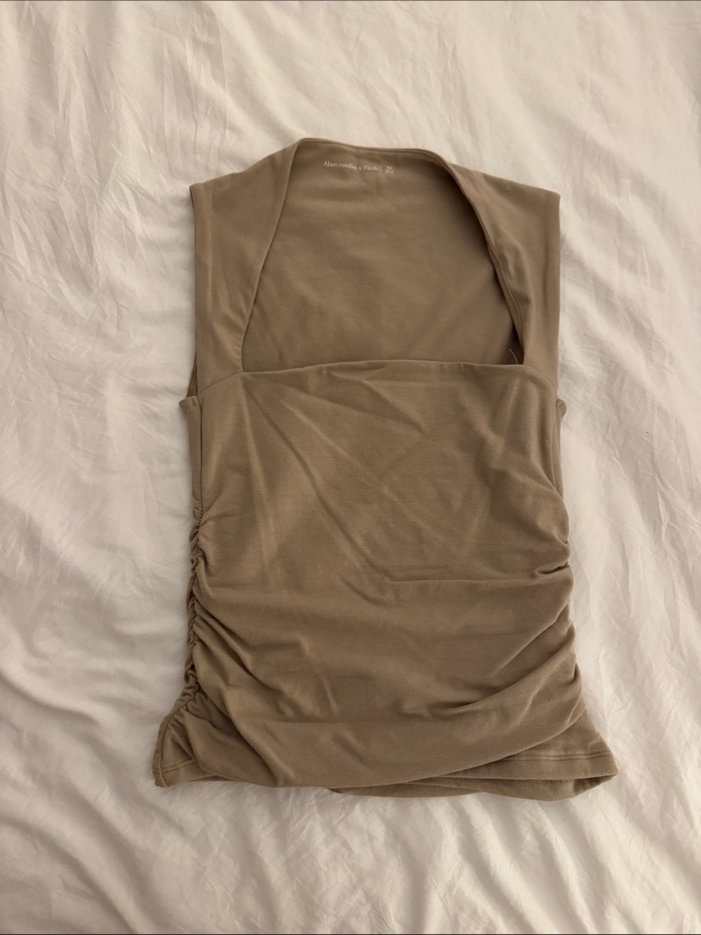 Abercrombie & Fitch Taupe Ava Top Size XSmall